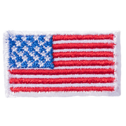 Embroidered American flag icon