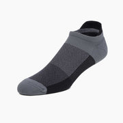 Darkhorse athletic socks with full micromesh top in black and grey.