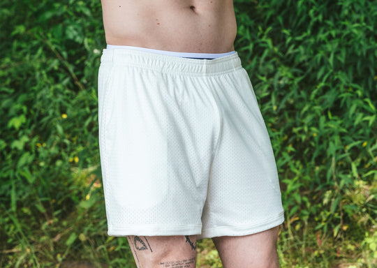 Image of product: 6" Pocket Lounge Short ~ Cream - type Pack