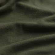 Close up detail shot of inside olive micromodal material