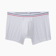 White boxer brief layflat.