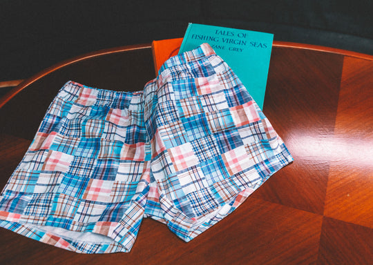 Image of product: Slim Fit Boxers ~ Madras 3 Pack - type Pack