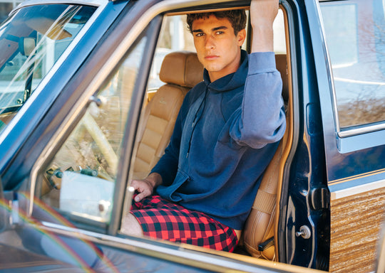 Image of product: Slim Fit Boxer ~ Red Buffalo Check - type Pack