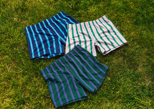 Image of product: Slim Fit Boxers ~ Ivy Stripe 3 Pack - type Pack