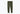 Pair of olive green lounge pants on a light grey background.