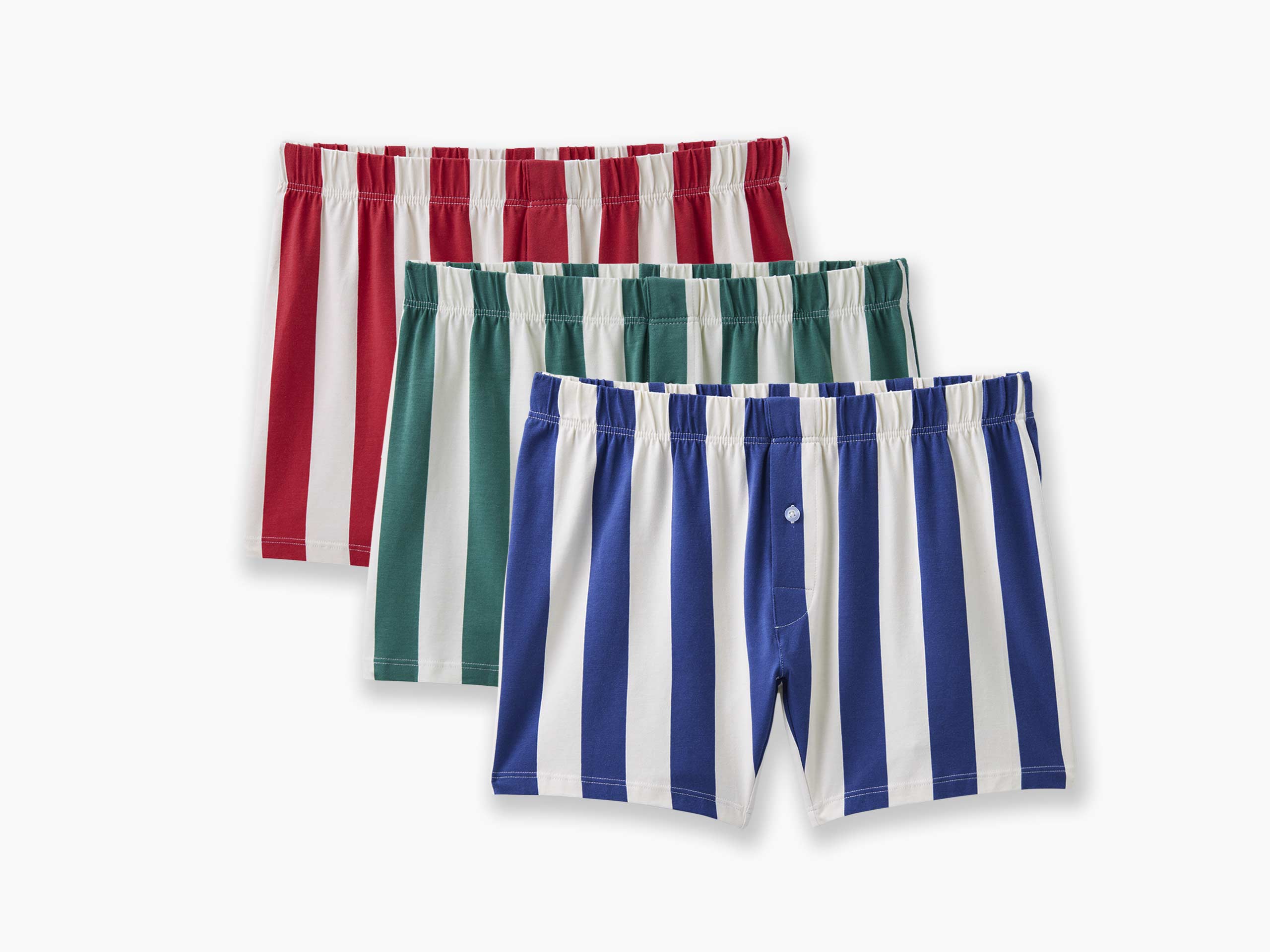 Slim Fit Boxers ~ Cabana Stripe 3 Pack – Nice Laundry