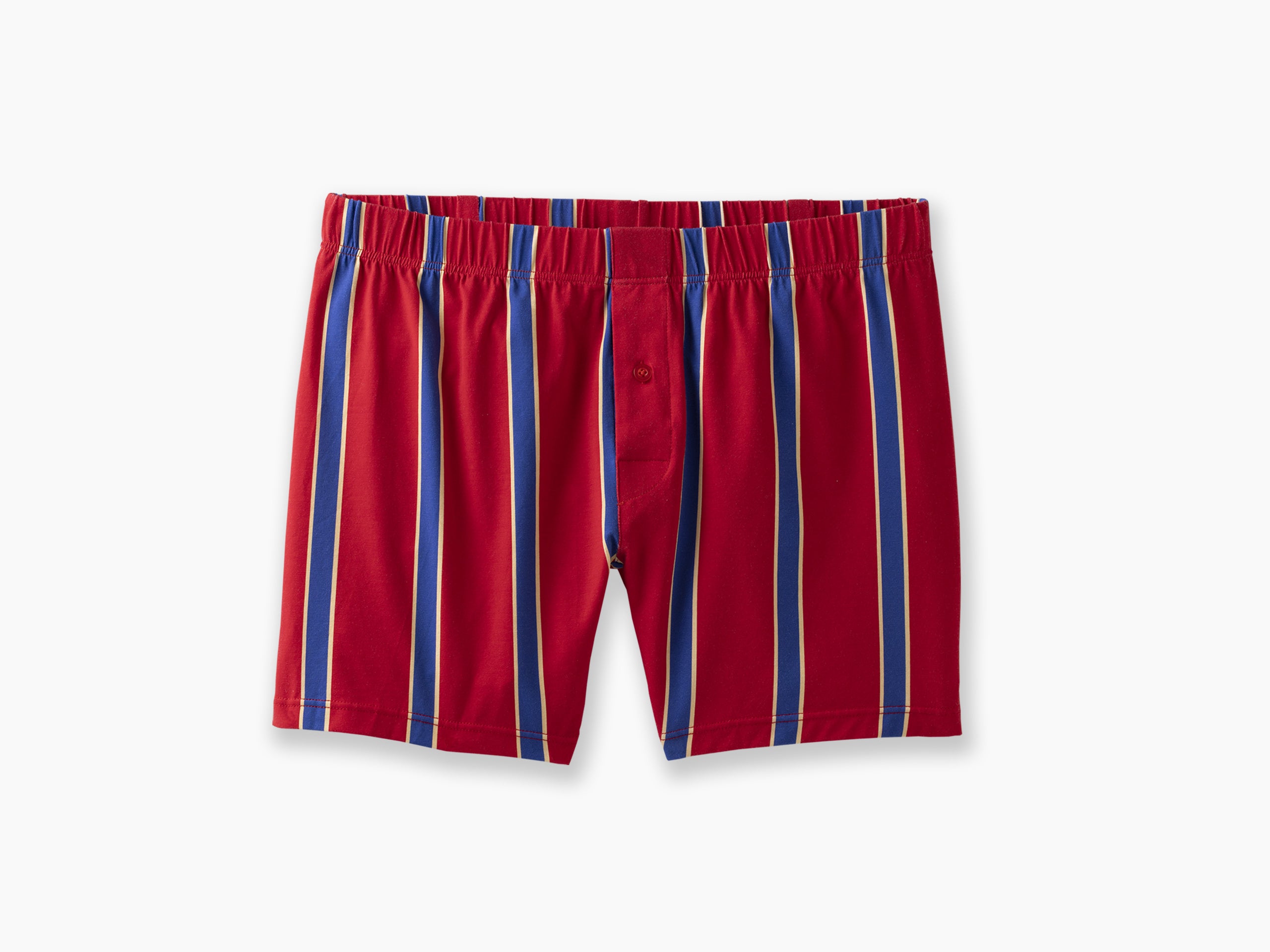 Red Patterned Boxers Slim Fit Boxer ~ Red Collegiate Stripe – Nice Laundry