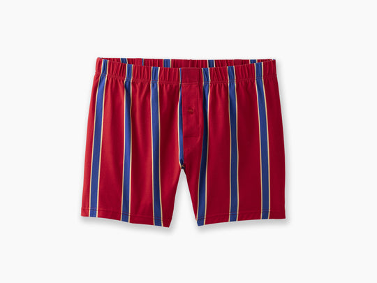 Slim Fit Boxer ~ Red Collegiate Stripe