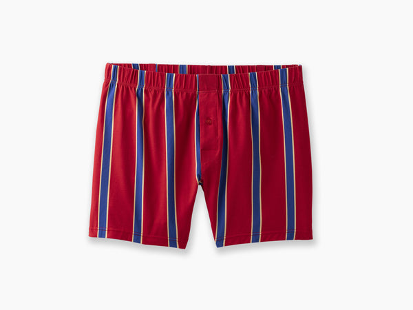 パンツ BASERANGE Limber Shorts Red Blue Stripe Limber Pants in Red Blue Stripe | Cotton poplin | en | Baserange