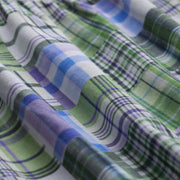 Close up detail shot of Green Madras Slim Fit boxer 