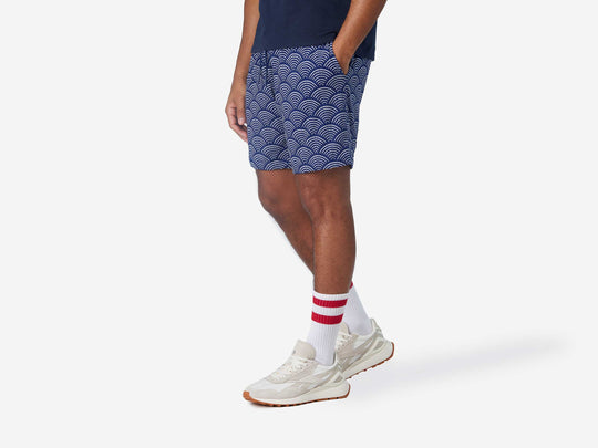 Image of product: 6" Pocket Lounge Short ~ Indigo Sunrise - type Pack