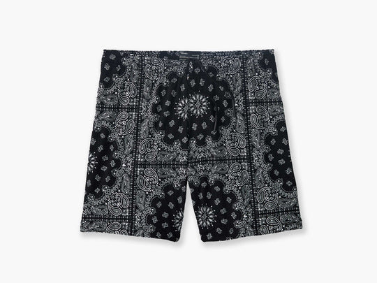 6" Bandana Pocket Lounge Short layflat.