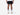 Backside view of mean wearing black lounge short.