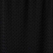 Close up detail shot of black mesh material.