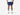 6" Morning Joe Pocket Lounge Short on model back view.