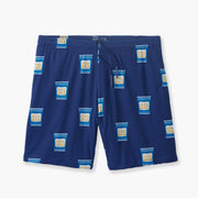 6" Morning Joe Pocket Lounge Short layflat.