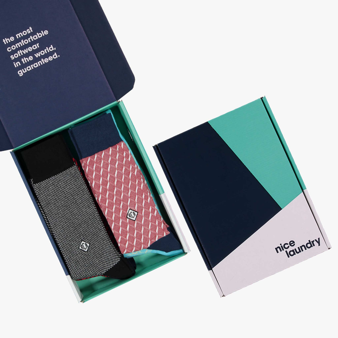 The ultimate personalized gift Nice Laundry monogram socks