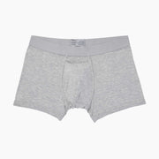 Heather grey boxer brief layflat.