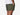 4" Matte Olive Pocket Lounge Short on model back view on grey background.