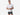 Front view of man wearing black bandana slim fit boxers & white t-shirt.