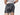 Close up back view of man wearing black bandana slim fit boxers & white t-shirt.