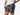 Close up side view of man wearing black bandana slim fit boxers & white t-shirt.