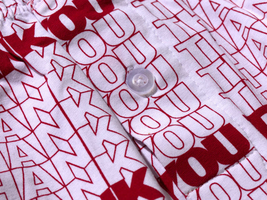Thank You Slim Fit Boxer product detail texture shot.